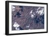 Satellite view of Big Horn River, Montana, USA-null-Framed Photographic Print