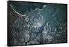 Satellite view of Boston, Massachusetts, USA-null-Framed Stretched Canvas