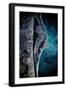 Satellite view of Cape Canaveral, Brevard County, Florida, USA-null-Framed Photographic Print