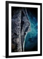 Satellite view of Cape Canaveral, Brevard County, Florida, USA-null-Framed Photographic Print