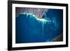 Satellite view of city at lake side, Great Lakes, North America-null-Framed Photographic Print