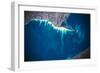 Satellite view of city at lake side, Great Lakes, North America-null-Framed Photographic Print