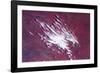 Satellite view of clouds over desert, Costellos, Northern Territory, Australia-null-Framed Photographic Print