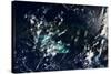 Satellite view of clouds over Gulf of Mexico-null-Stretched Canvas