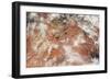 Satellite view of clouds over Lake Powell, Arizona, USA-null-Framed Photographic Print