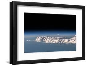 Satellite view of clouds over Mtubatuba, KwaZulu-Natal Province, South Africa-null-Framed Photographic Print