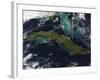 Satellite View of Cuba-null-Framed Photographic Print