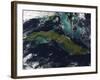 Satellite View of Cuba-null-Framed Photographic Print