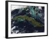 Satellite View of Cuba-null-Framed Photographic Print