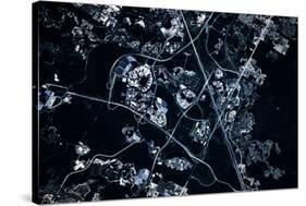 Satellite view of Disneyworld, Orlando, Florida, USA-null-Stretched Canvas