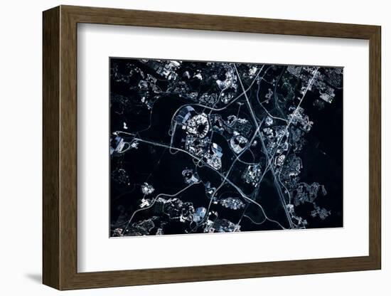 Satellite view of Disneyworld, Orlando, Florida, USA-null-Framed Photographic Print