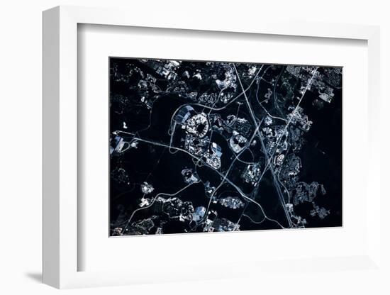 Satellite view of Disneyworld, Orlando, Florida, USA-null-Framed Photographic Print