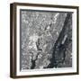 Satellite View of East Rutherford, New Jersy, and Manhattan-null-Framed Photographic Print