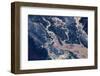 Satellite view of estuary, Camballin, Western Australia, Australia-null-Framed Photographic Print