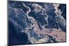 Satellite view of estuary, Camballin, Western Australia, Australia-null-Mounted Photographic Print