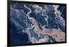 Satellite view of estuary, Camballin, Western Australia, Australia-null-Framed Photographic Print