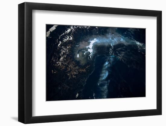 Satellite view of European Alps-null-Framed Photographic Print