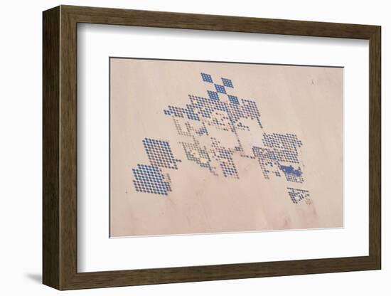 Satellite view of fields in Shamal Darfur, Sudan-null-Framed Photographic Print