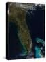 Satellite View of Florida-null-Stretched Canvas