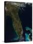 Satellite View of Florida-null-Stretched Canvas