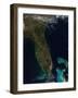 Satellite View of Florida-null-Framed Photographic Print