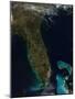Satellite View of Florida-null-Mounted Photographic Print