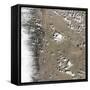 Satellite View of Fort Collins, Colorado-null-Framed Stretched Canvas