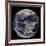 Satellite View of Full Earth Showing a Powerful Winter Storm-null-Framed Photographic Print