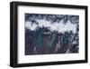 Satellite view of Glaciers of Patagonia, Natales Glaciers of Patagonia, Natales, Magallanes and...-null-Framed Photographic Print