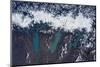 Satellite view of Glaciers of Patagonia, Natales Glaciers of Patagonia, Natales, Magallanes and...-null-Mounted Photographic Print