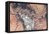 Satellite view of Grand Canyon, Arizona, USA-null-Framed Stretched Canvas