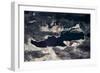 Satellite view of Great Salt Lake and salt flats, Utah, USA-null-Framed Photographic Print