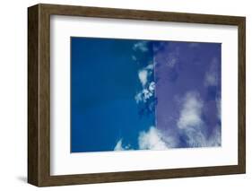 Satellite view of Great Salt Lake, Utah, USA-null-Framed Photographic Print