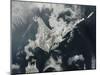 Satellite View of Hokkaido Island, Japan-null-Mounted Photographic Print