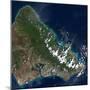 Satellite View of Honolulu, Oahu, Hawaii-Stocktrek Images-Mounted Photographic Print