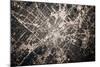 Satellite view of Houston, Texas, USA-null-Mounted Photographic Print