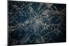 Satellite view of Houston, Texas, USA-null-Mounted Photographic Print