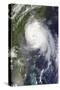 Satellite View of Hurricane Arthur-null-Stretched Canvas