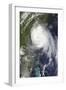 Satellite View of Hurricane Arthur-null-Framed Photographic Print