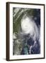 Satellite View of Hurricane Arthur-null-Framed Photographic Print