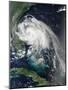 Satellite View of Hurricane Arthur-null-Mounted Photographic Print