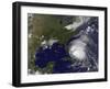 Satellite View of Hurricane Irene-Stocktrek Images-Framed Photographic Print