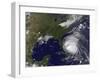 Satellite View of Hurricane Irene-Stocktrek Images-Framed Photographic Print