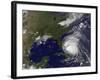 Satellite View of Hurricane Irene-Stocktrek Images-Framed Photographic Print