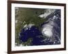 Satellite View of Hurricane Irene-Stocktrek Images-Framed Photographic Print