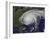 Satellite View of Hurricane Irene-Stocktrek Images-Framed Photographic Print