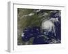 Satellite View of Hurricane Irene-Stocktrek Images-Framed Photographic Print