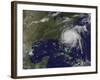 Satellite View of Hurricane Irene-Stocktrek Images-Framed Photographic Print