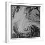 Satellite View of Hurricane Sandy at Night-Stocktrek Images-Framed Photographic Print