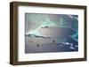 Satellite view of islands, Bahamas-null-Framed Photographic Print